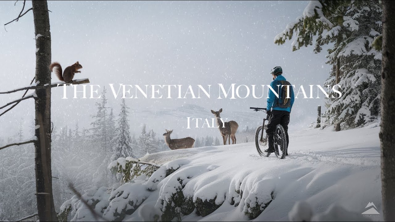 Snowy Peaks & Silent Trails | Solo Hiking & Biking in Veneto Italy