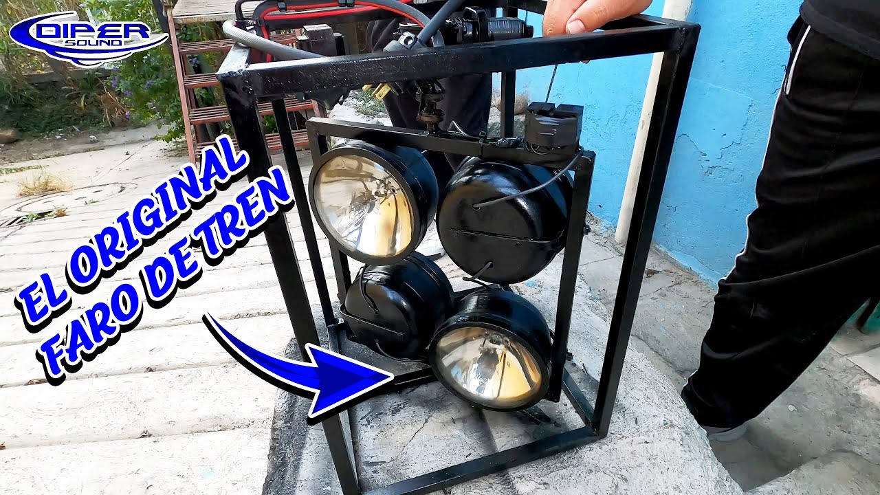 COMPRE MI PRIMER LUZ RETRO Y LA RESTAURAMOS - CON FAROS DE TREN!