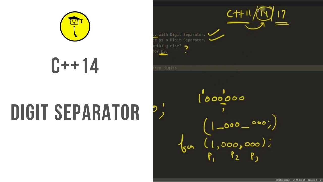Digit Separator In C++