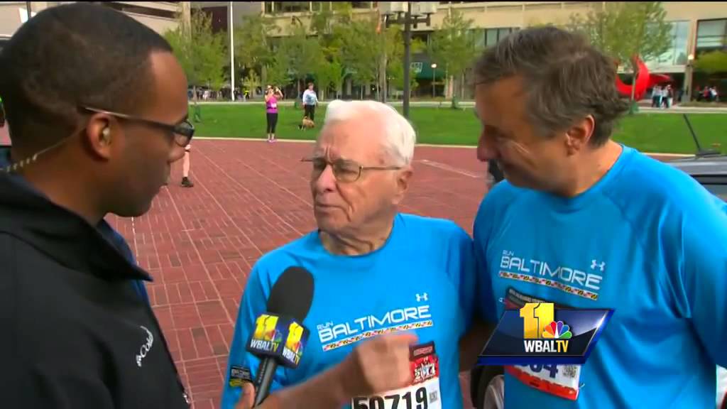Dad, 88, son talk years of running marathons together