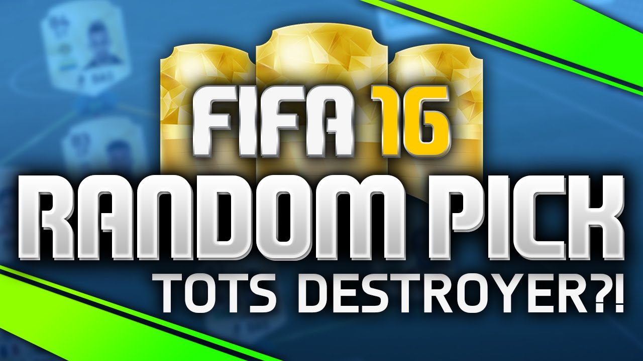 Overpowered TOTS Destroyers?! The Random Pick #31 (FIFA 16 Ultimate Team)