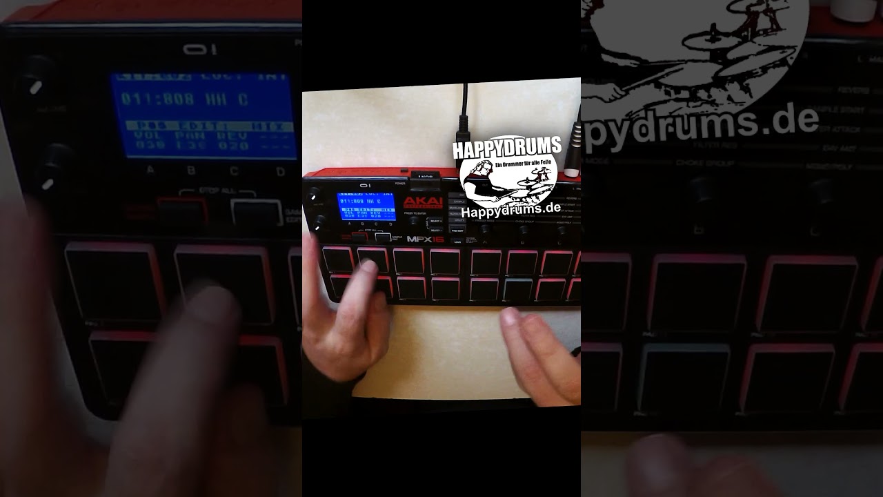 Akai MPX 16 interne Sounds - irgendwie 90er