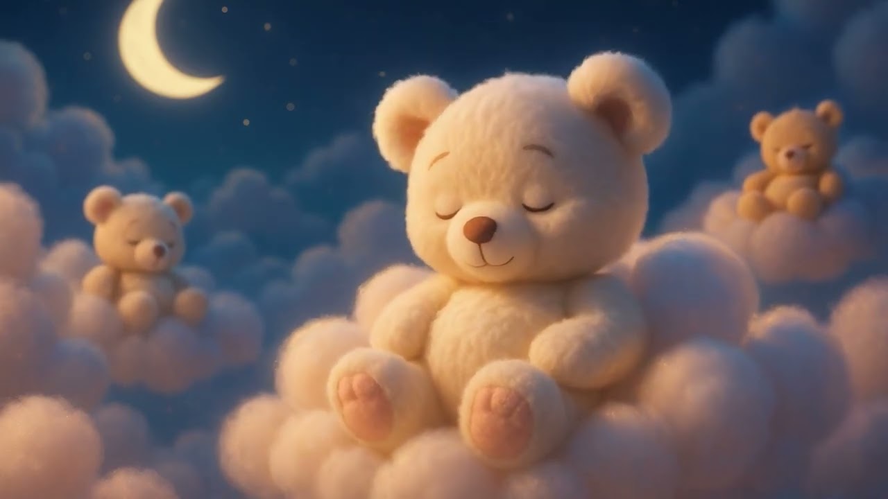 ✨Sweet Dreams with Cuddly Bears! 🐻🌙| Sleep Music for Children