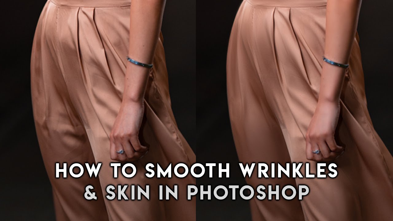 Remove Wrinkles on Clothes & Smooth Skin using Frequency Separation