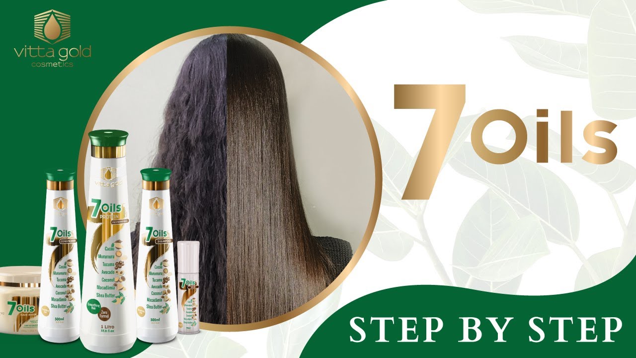 Learn The Step By Step of 7 Oils Brazilian Smoothing Protein