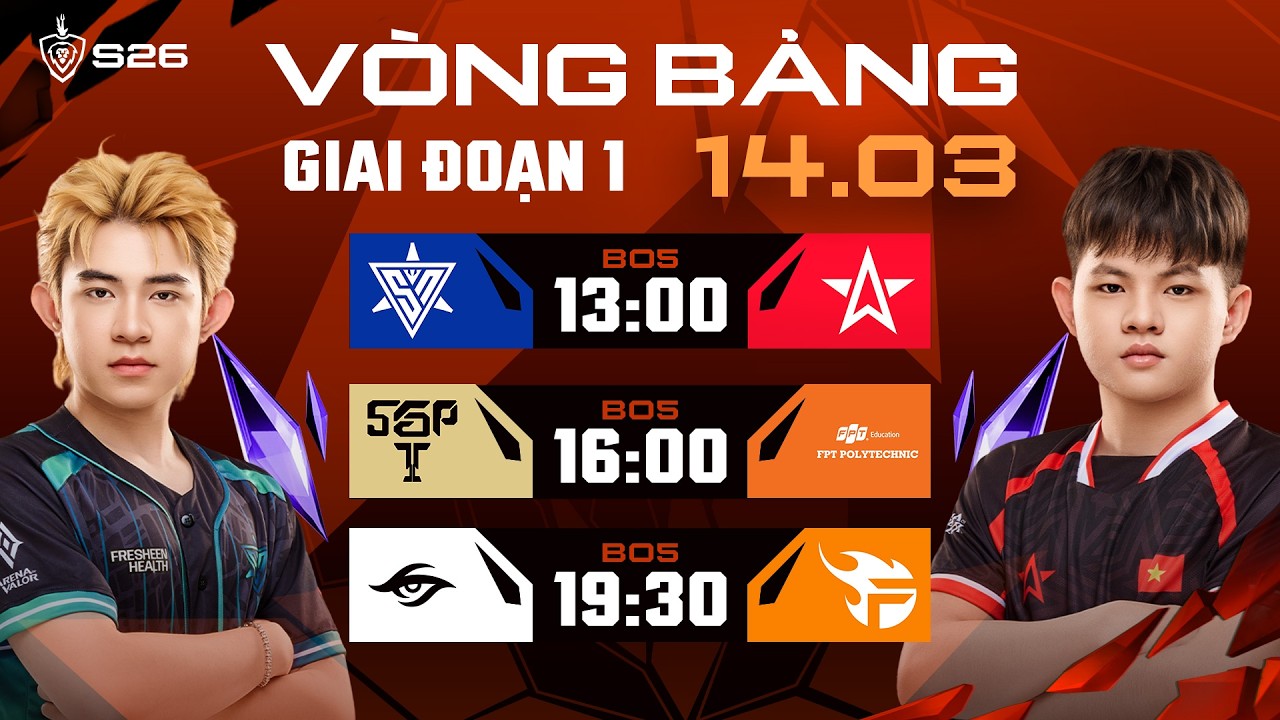🔴 TRỰC TIẾP: SUPERNOVA vs ONE STAR ESPORTS | GIAI ĐOẠN 1 - LƯỢT ĐI | ĐTDV MÙA XUÂN 2026