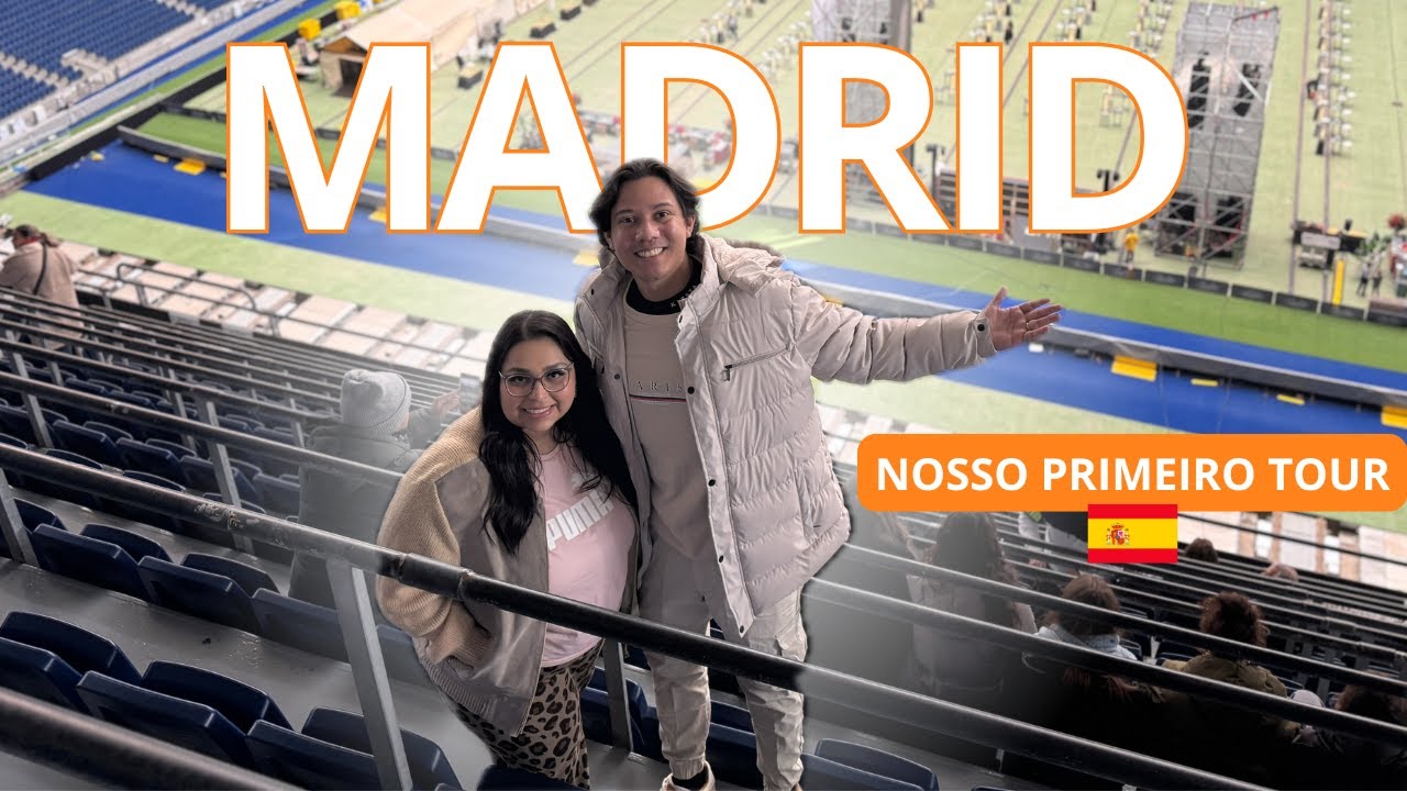 PRIMEIRO DIA EM MADRID e já começamos no Santiago Bernabéu! 😍🏆
