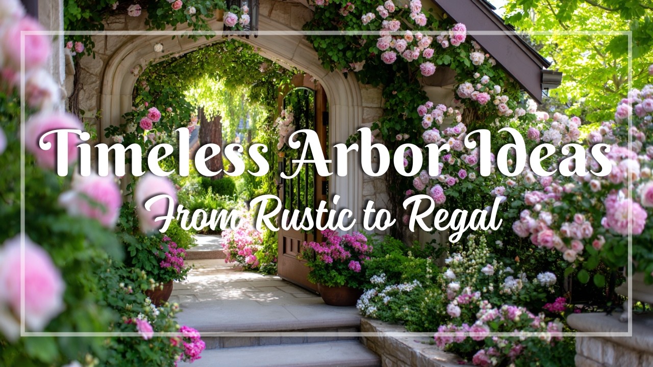 Italian Garden Arbors with Antique Elegance 🌸 | Rustic Frames for Beautiful Entrances