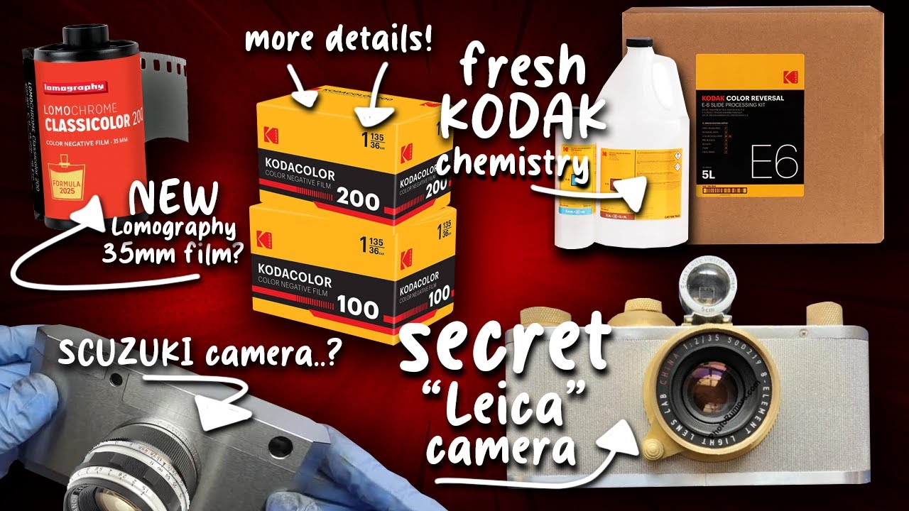 Пленочные фотоаппараты 2026 года, новая пленка 200, секретная камера «Leica» и многое другое!