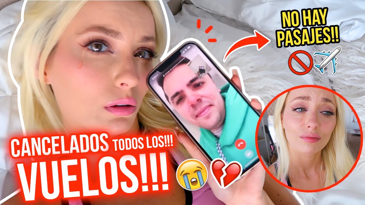 CANCELADOS TODOS LOS VUELOS!!😱✈️ OSO NO PUEDE VOLVER!!!😭💔