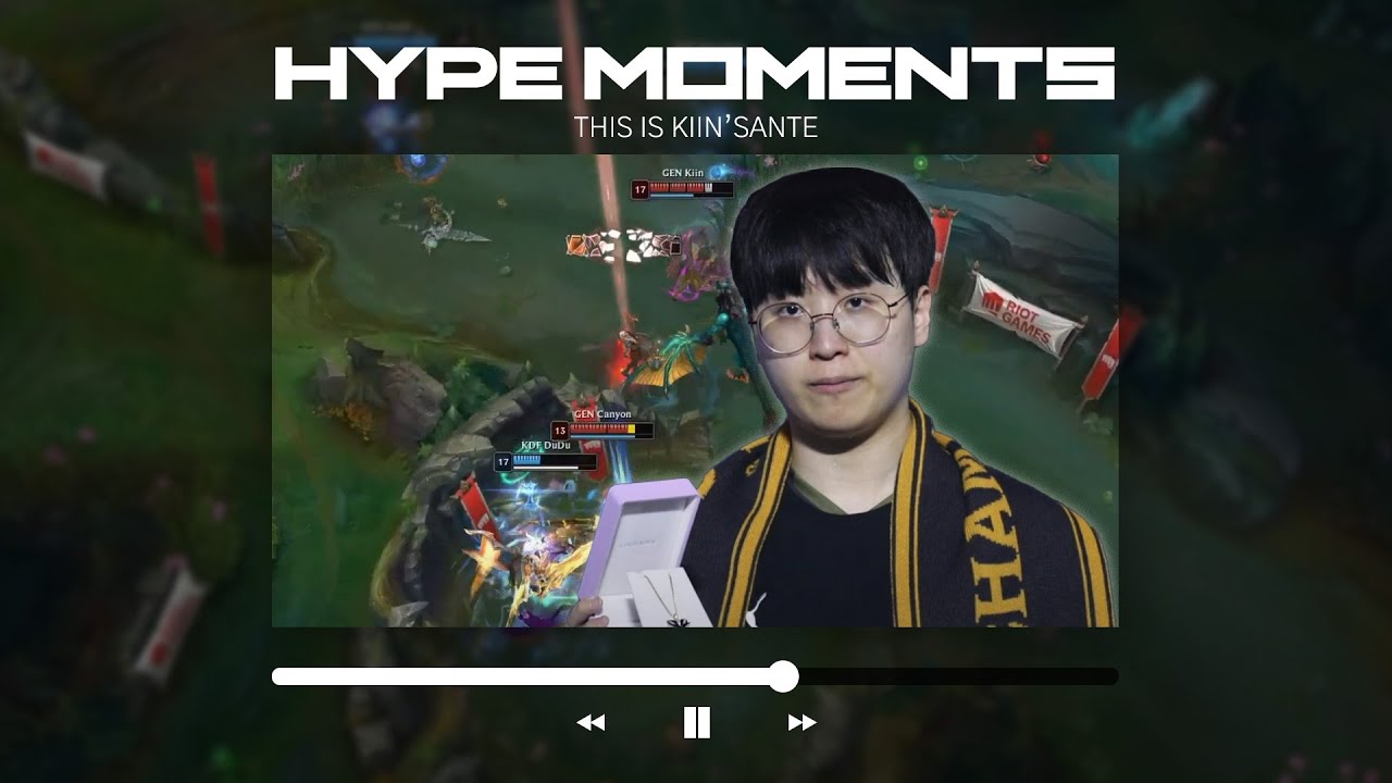 3rd. This is Kiin'Sante | 2024 LCK Spring Hype moments