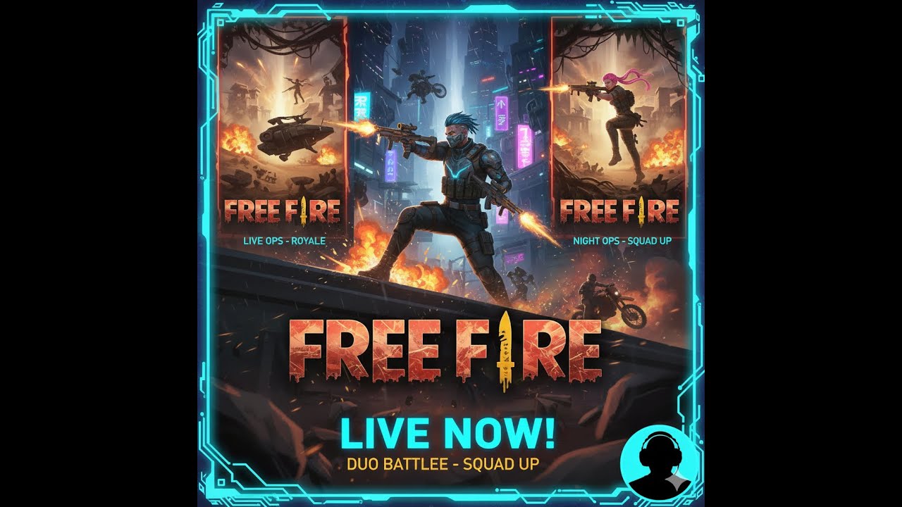free fire live gameplay #xsahilislive