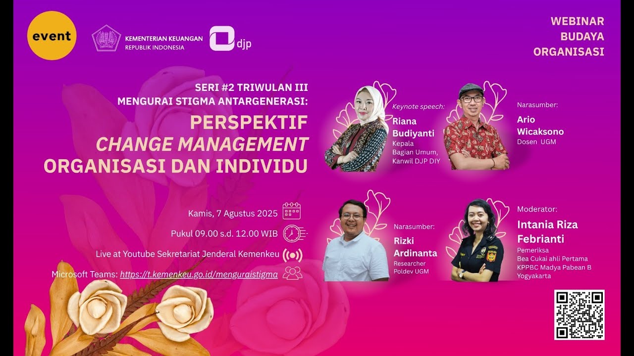 [LIVE] Webinar Budaya Kemenkeu: Mengurai Stigma Antargenerasi