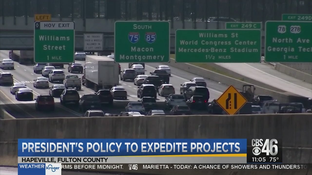 President Trump's new policy to expedite Georgia highway project