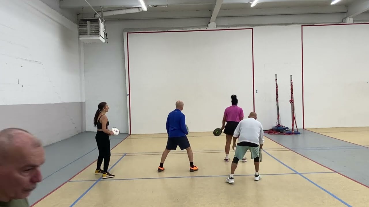 Paddleball- Jessica & Paul vs Delia & Al