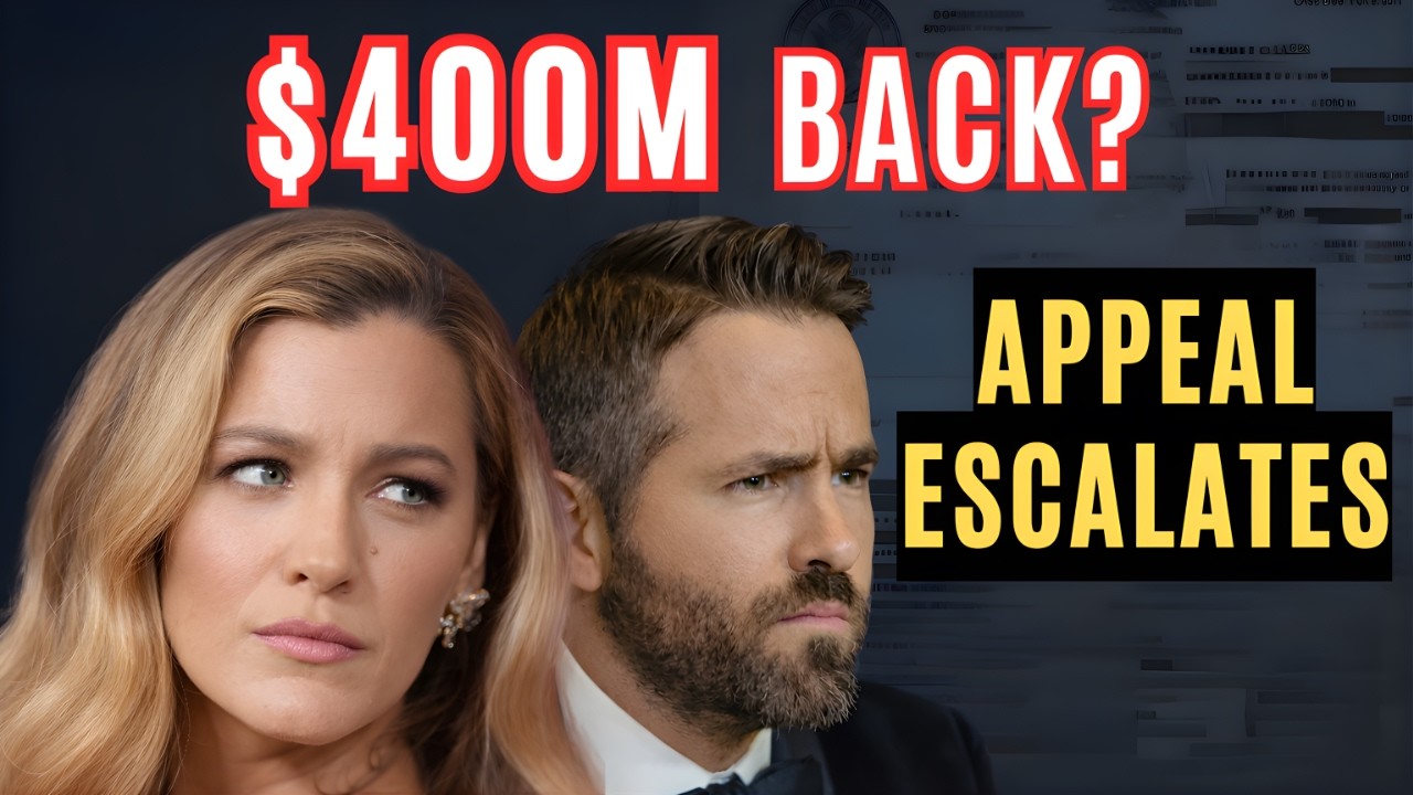 Blake Lively & Ryan Reynolds Face Justin Baldoni Appeal — $400M Lawsuit Back In Play?