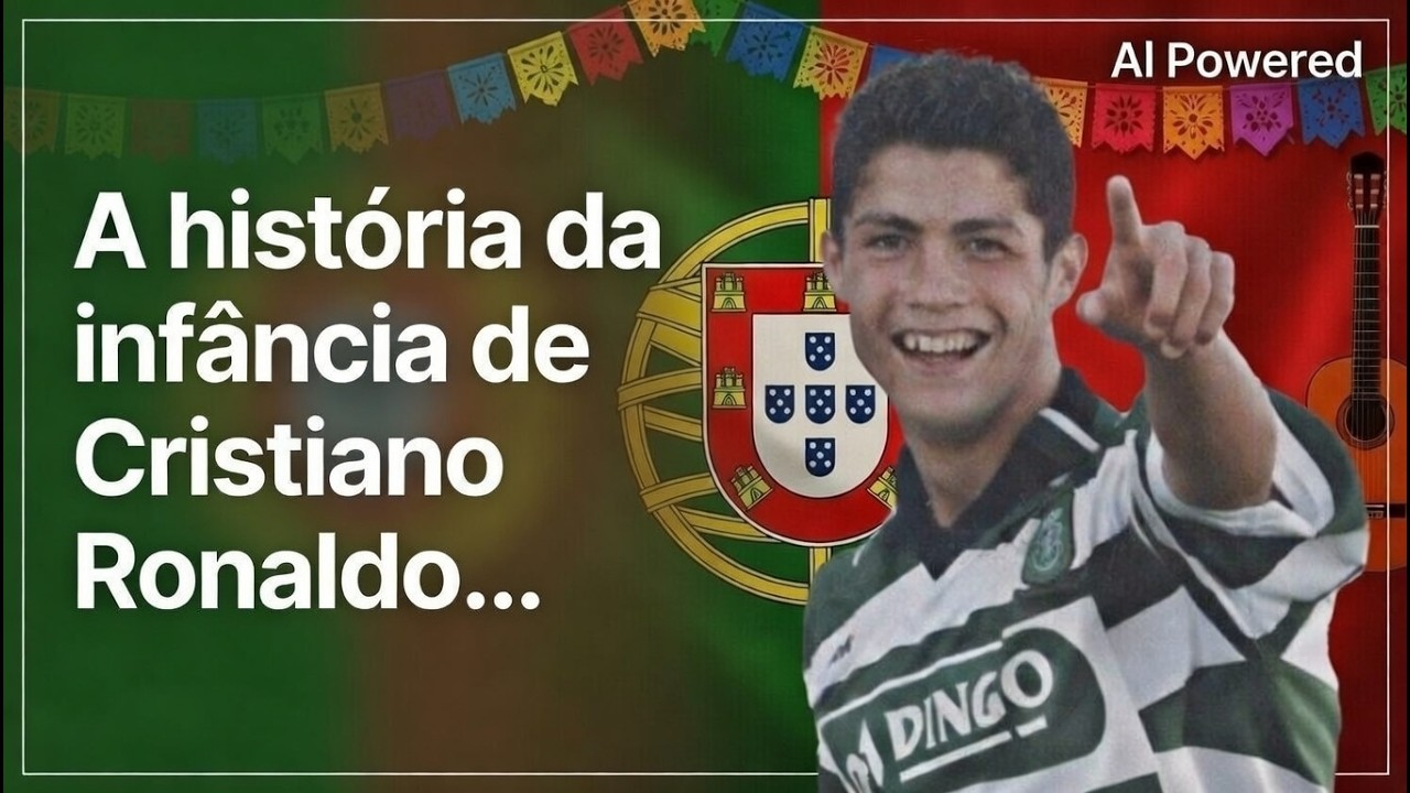 A história da infância de Cristiano Ronaldo