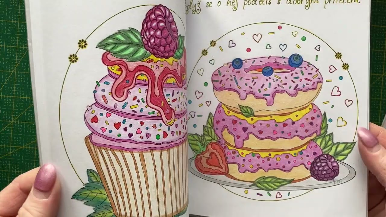 Výzva 25 omalovánek na rok 2025 -výsledek #challenge #2025 #coloringbook #раскраска #malbuch #colors
