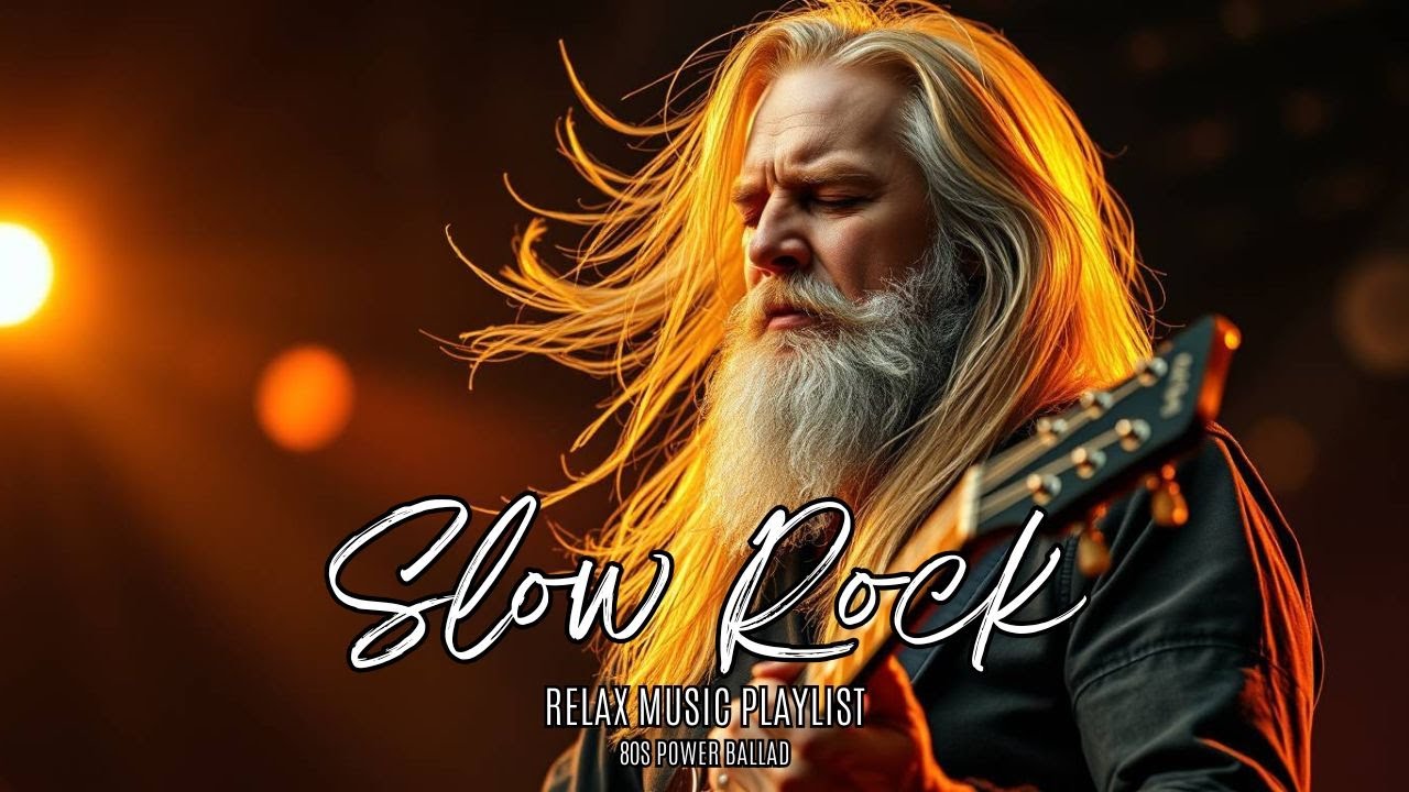🎤 Legendary Slow Rock Ballads with Classic Rock Power for Strong Emotion and Passion 🔥🌙