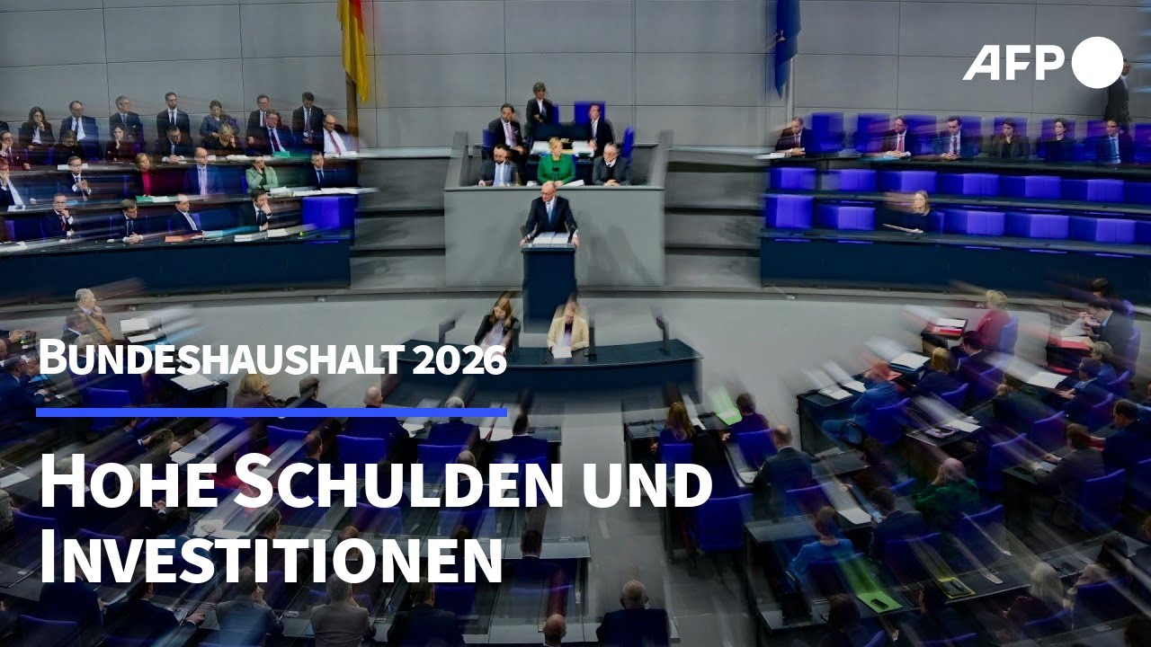 Bundeshaushalt 2026 &ndash; hohe Schulden und Investitionen | AFP