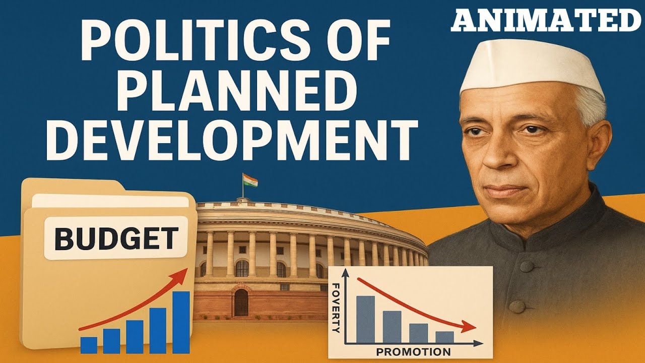 📘 Politics Of Planned Development | Political Science Chapter 3 Class 12 One Shot | Animated 