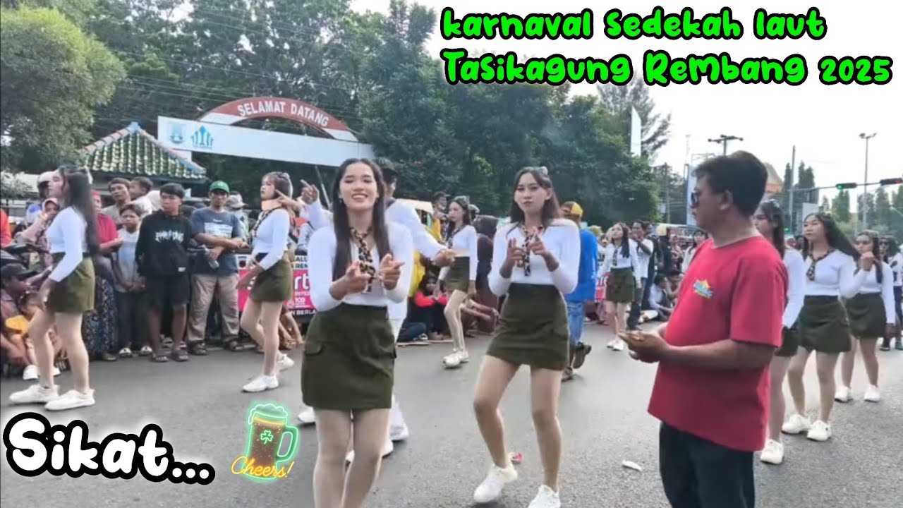 Karnaval sedekah laut Tasikagung Rembang 2025 #yuniusmotovlog #karnaval #sedekahlaut