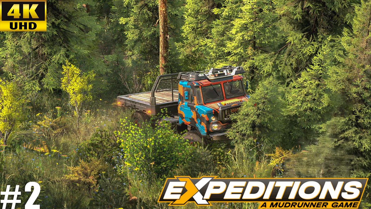 Expeditions A MudRunner Game Walkthrough Gameplay | Part - 2 [4KUHD] #expeditionsamudrunnergame