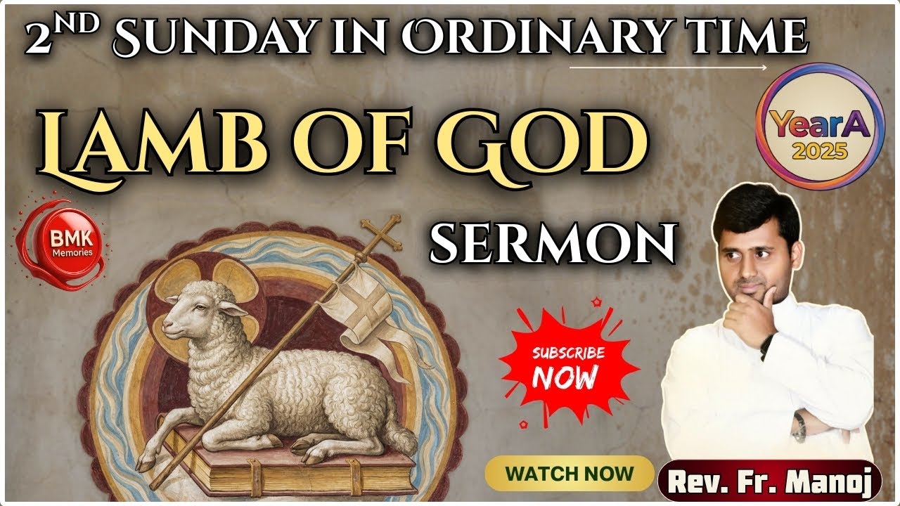 Lamb of God Sermon | 2nd Sunday in Ordinary Time Year A | Homily ​| Fr Manoj | BMK Memories