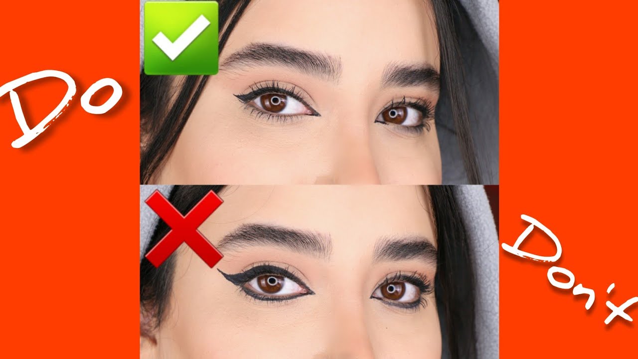 How to Draw Eyeliner Easy way |آسون ترین راه خط چشم کشیدن