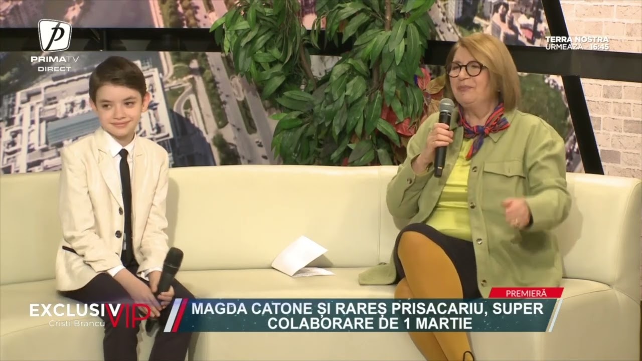Magda Catone și Rareș Prisacariu, cadou de mărțișor pentru doamne și domni