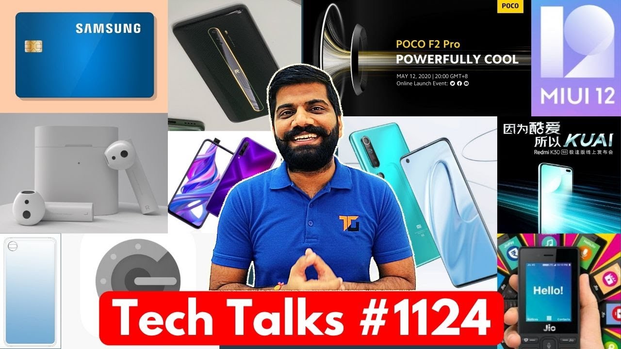 Tech Talks #1124 - Poco F2 Pro India, Samsung Card, K30 5G Speed, Realme X3 SuperZoom, Honor 9x Pro