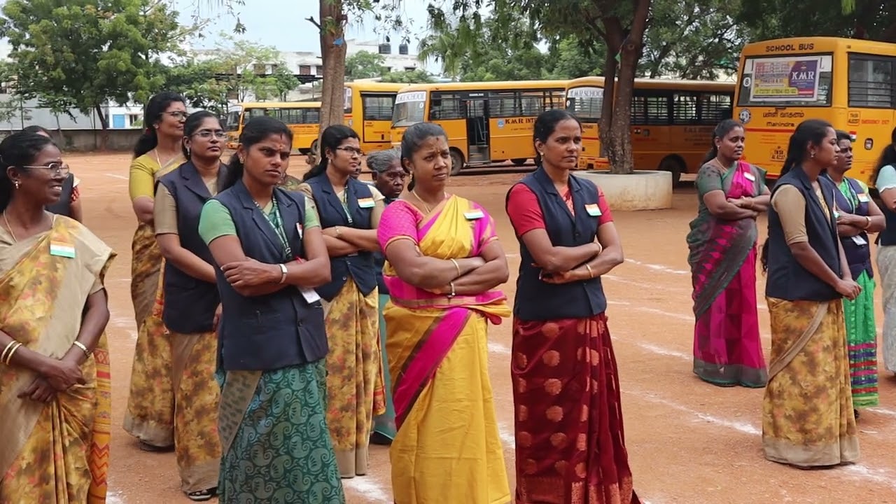 KMR INTERNATIONAL SCHOOL, (CBSE), Madurai, TN. REPUBLIC DAY was celebrated.