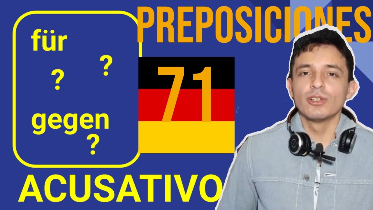 ¡Estas palabras SIEMPRE van con ACUSATIVO! IMPERDIBLES!!! - Aprender Alemán (Lección 71)