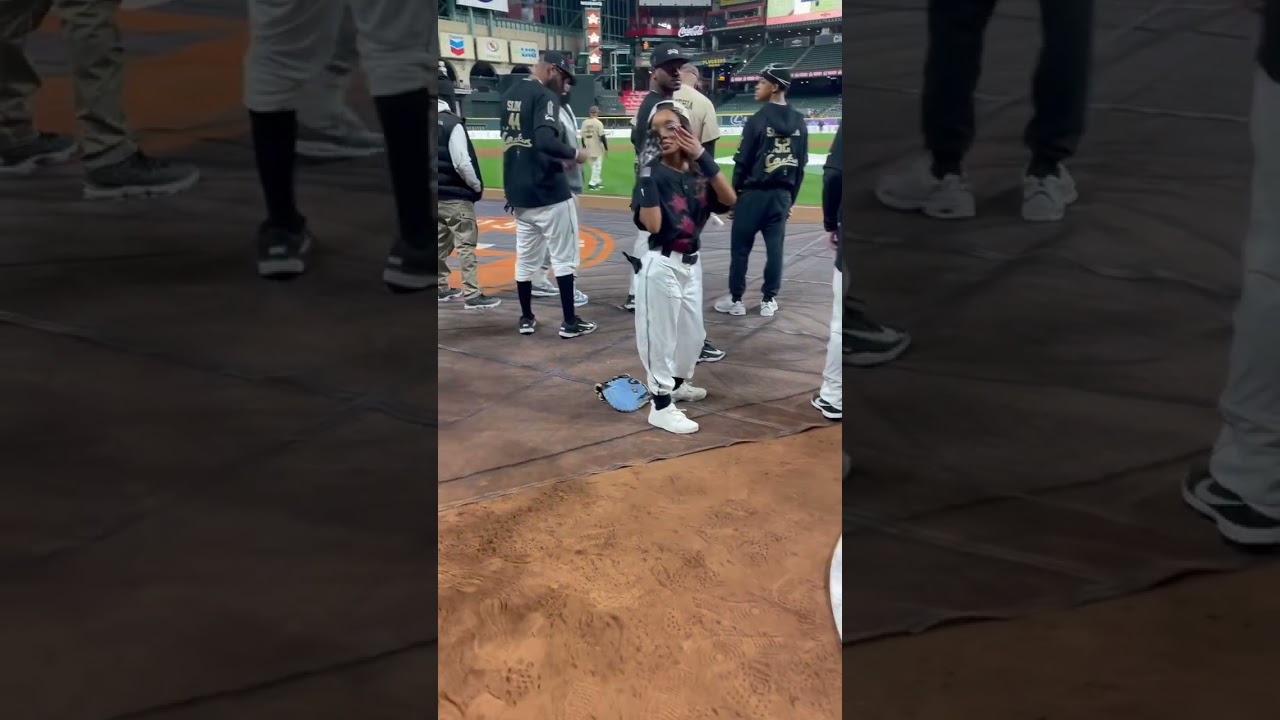 Marsai Martin Says Hi At the Cactus Jack Celebrity Softball Game | Billboard 