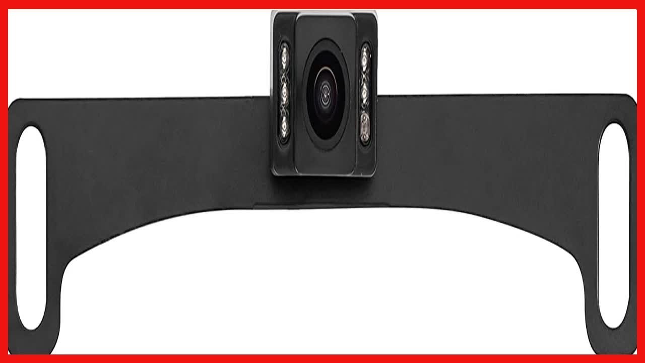 BOYO VTL17IRTJ - Concealed License Plate Backup Camera with Night Vision and Active Parking Lines