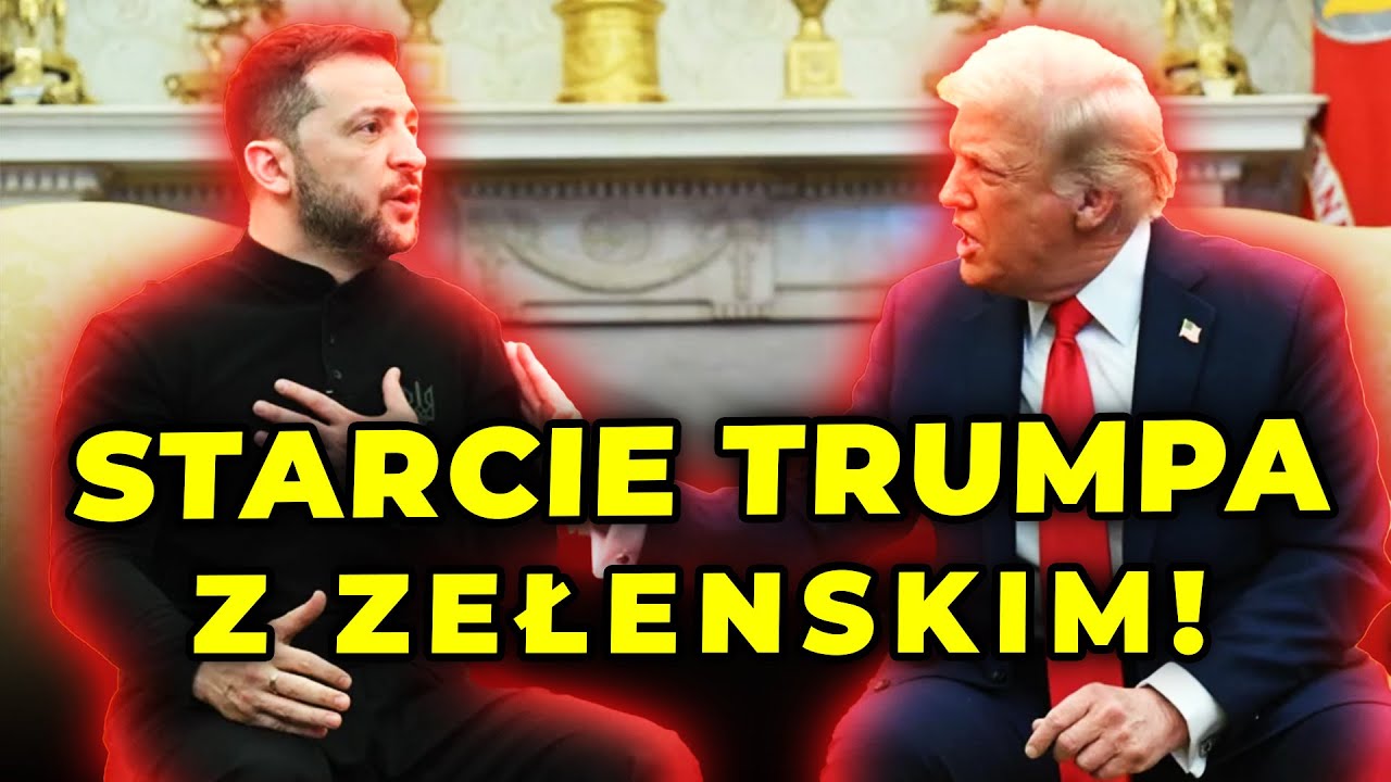 OSTRA KŁÓTNIA TRUMPA Z ZEŁENSKIM. Takich scen Biały Dom jeszcze nie widział!