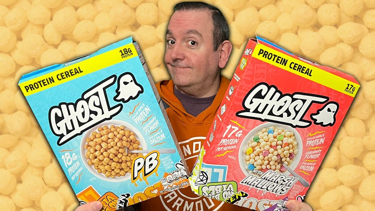 Ghost Protein Cereal Review | Ghost Peanut Butter Protein and Marshmallow Protein Cereals