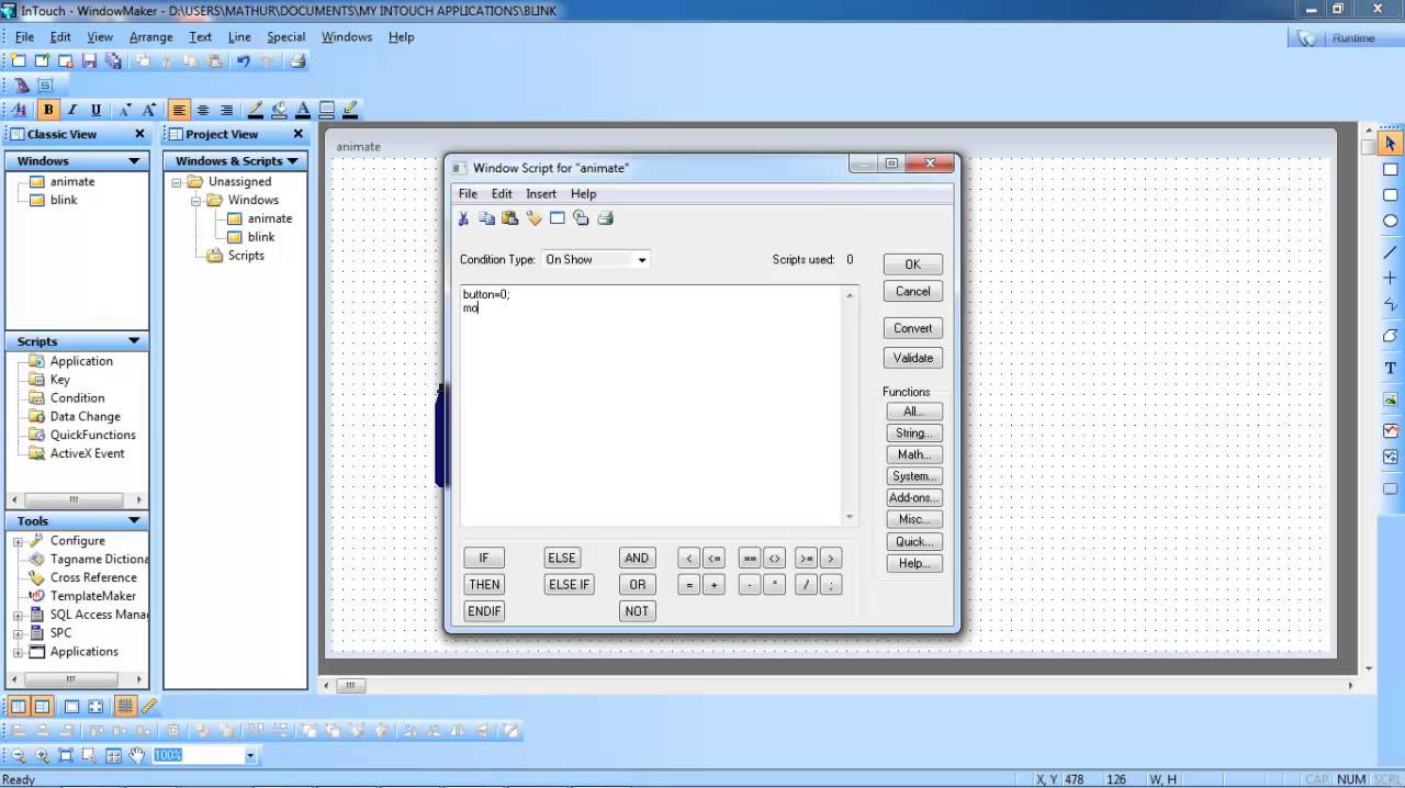 basic scada animation of can wonderware intouch for beginners tutorial Rising Emirates