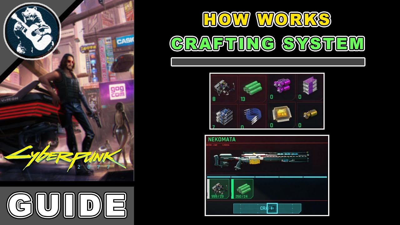 Crafting Explained in Cyberpunk 2077 How to Craft Guide