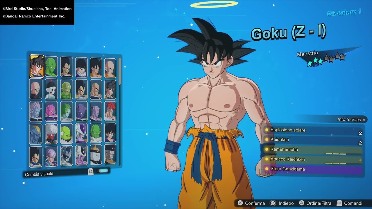Come sbloccare i personaggi base, SZ. Tutorial ITA
