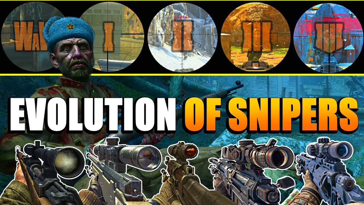 Evolution of Snipers from the CoD Black Ops Series | (WaW-BO4)