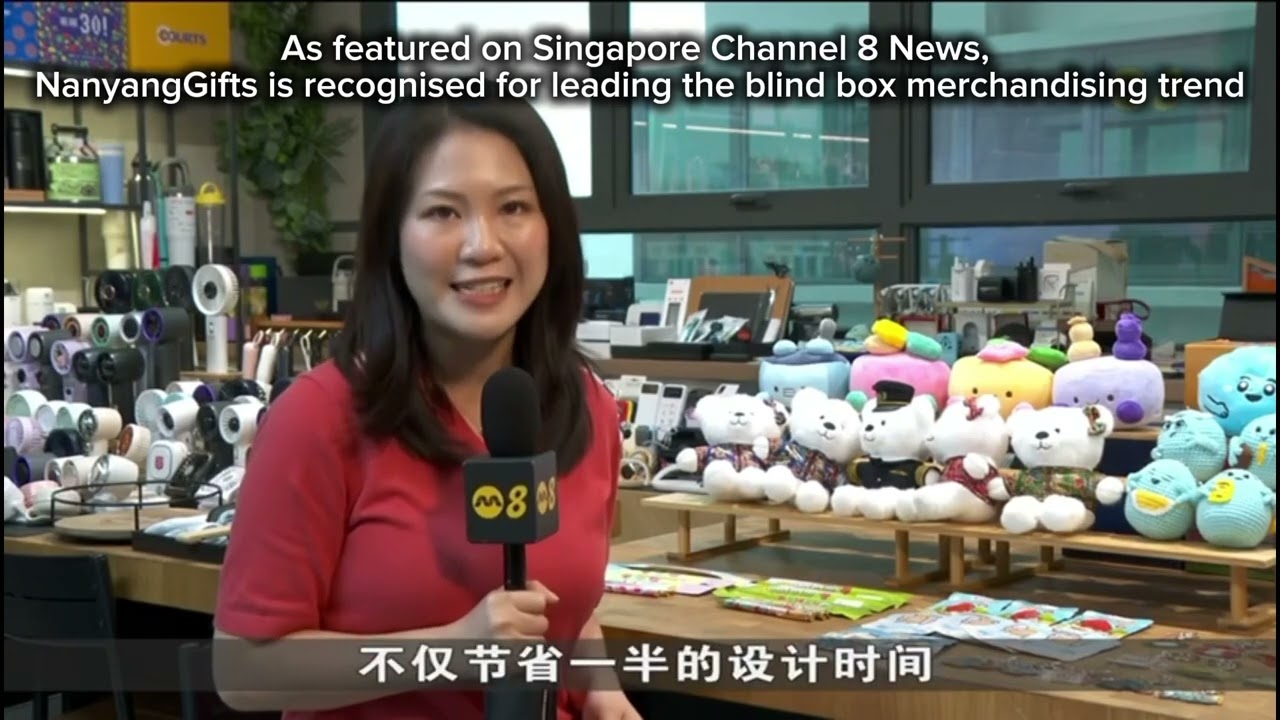 Featured on Singapore Channel 8 News – nanyanggifts: Leading the blind box trend