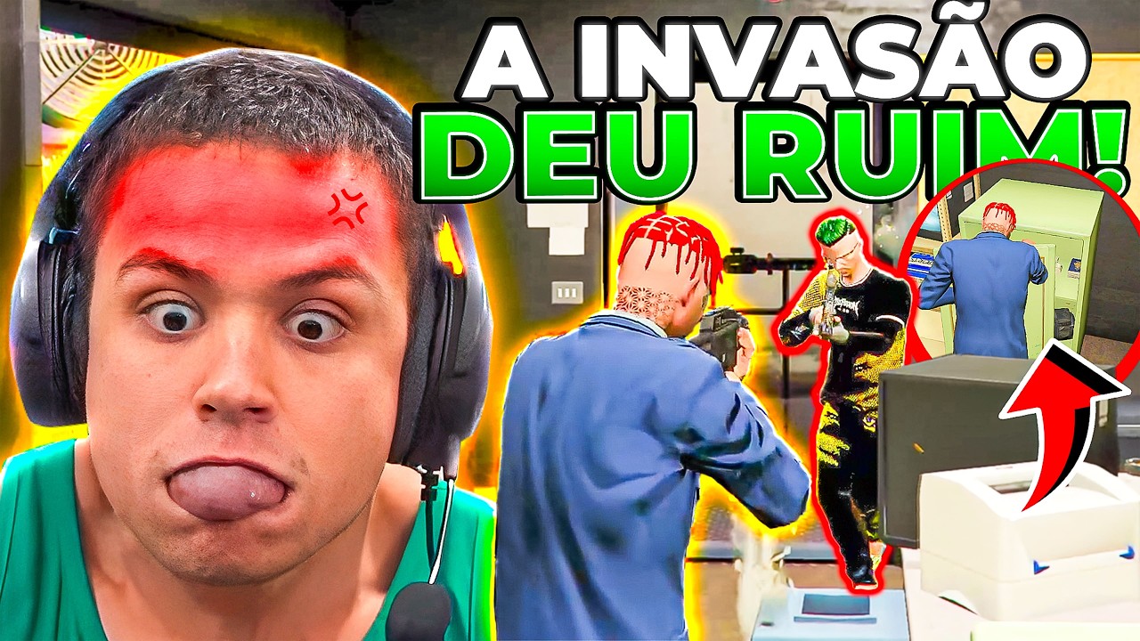 PAULINHO TENTOU INVADI o QG do YURI e DEU RUIM! GTA RP (Modder Clips)