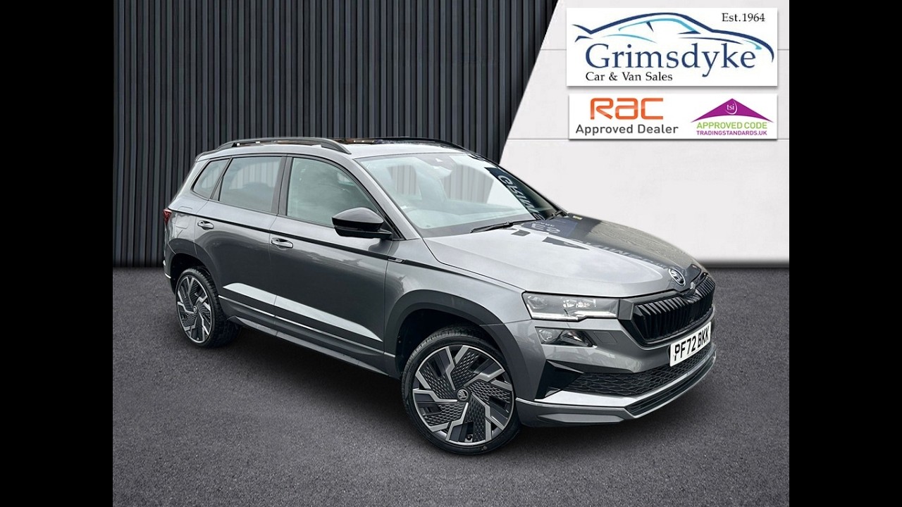 PF72BKK SKODA KAROQ 1.5 TSI ACT SportLine SUV 5dr Petrol DSG Euro 6 (s/s) (150 ps)
