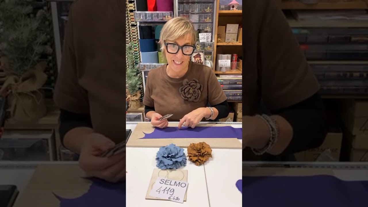 Tutorial delle Fiocchette - Fiore Ardesia dei Nastri di Mirta