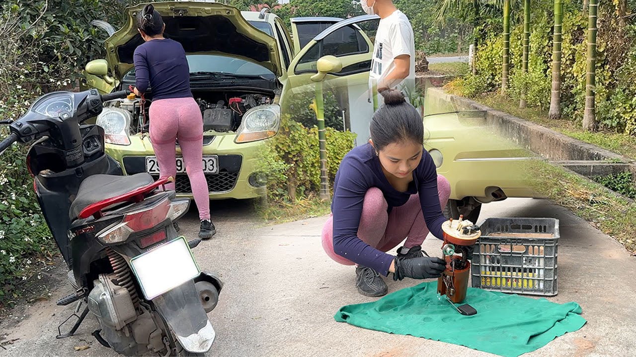 Talented Girl Restores the Entire Fuel System of a 2008 Matiz Joy and Brings It Back to Life!