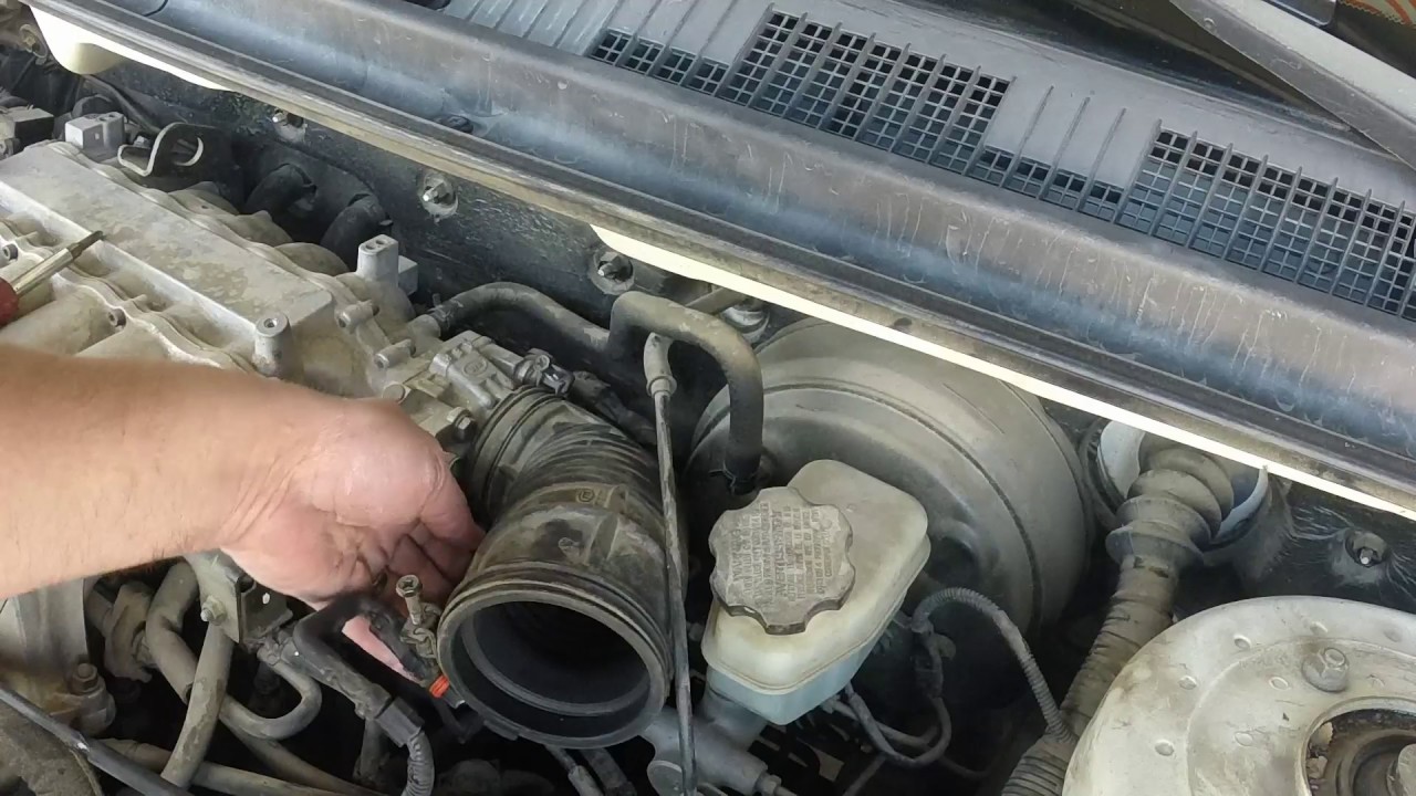 How to clean a Mass Air Flow Sensor on a 2005 kia Sedona