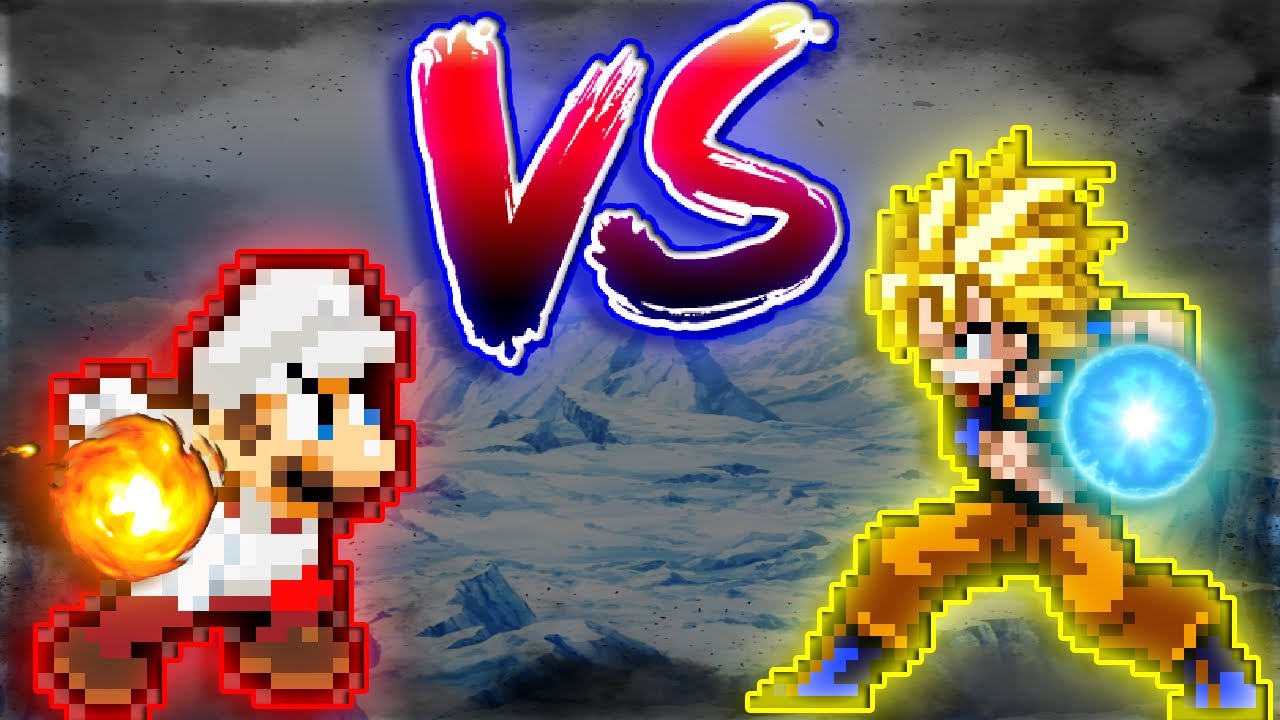 Mario Vs Goku (Super Mario Bros Z Game) SMBZ - G