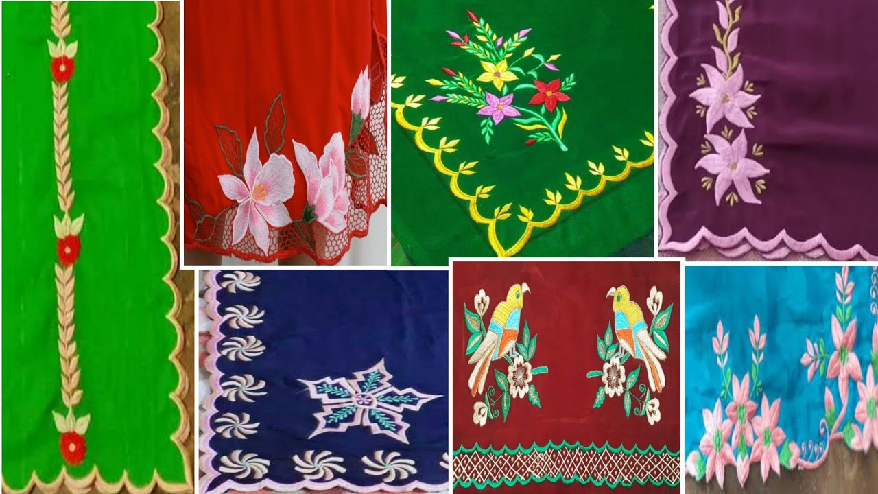 Cutwork Embroidery Designs Punjabi Suits | Hand Embroidery | Embroidery Designs || Flower Embroidery
