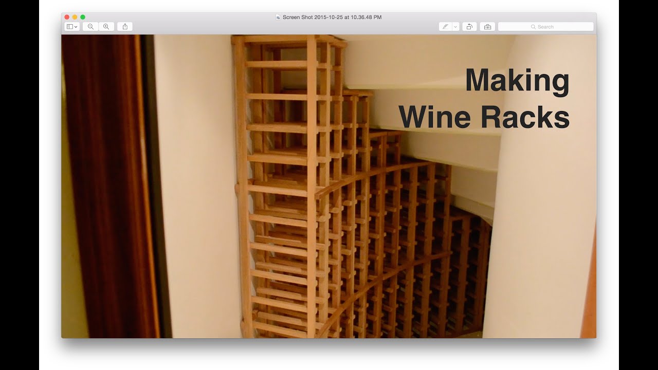 Making Wine Racks